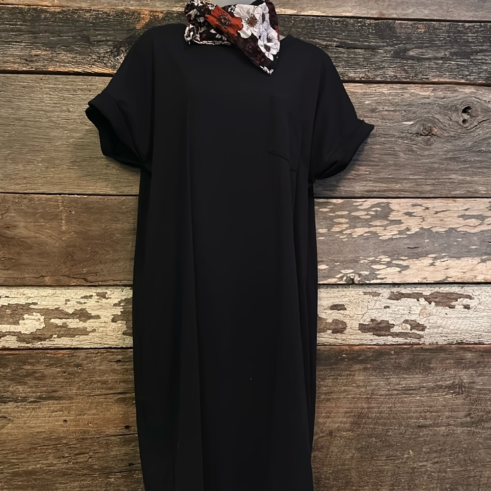 Gap Tall Pocket Short Sleeve Tee Shirt Dress